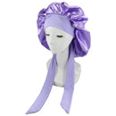 Women Satin Solid Sleeping Hat Night Sleep Cap Hair Care Bonnet Nightcap For Women Men Unisex Cap Bonnet De Nuit Shower Turban