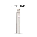 KEYYOU 4 Buttons Folding Car Key Case Shell Fob For HYUNDAI Mistra Santa Fe Sonata Tucson Accent I30 I40 I45 New Replacement