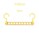 1/2pcs Magic Multi-port Support hangers for Clothes Drying Rack Multifunction Plastic Clothes rack drying hanger Storage Hangers