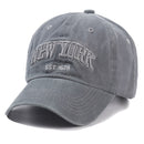 New York Washed Cotton Cap For Men Women Gorras Snapback Caps Baseball Caps Sun protection Casquette Dad Hat Outdoors Cap