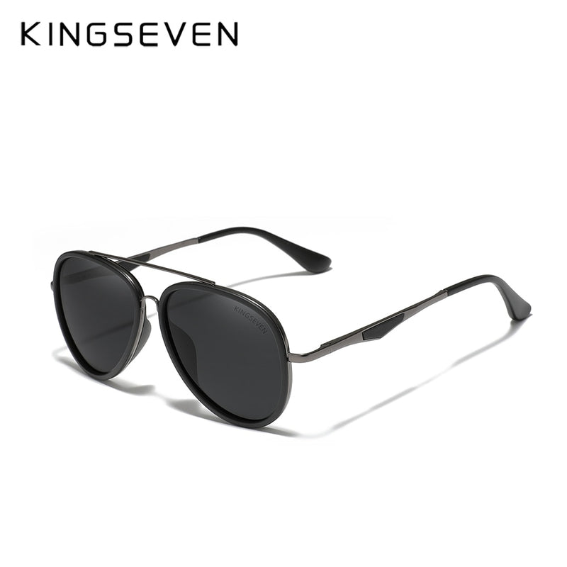 KINGSEVEN Brand Classic Pilot Polarized Sunglasses Men's Driving Male Sun Glasses Eyewear UV Blocking Oculos N7936