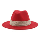 Panama Hat Western Cowboy Hats for Women Solid Big Brim Casual Fedoras Men Women Camel Black White Felted Hat Sombreros Gorras
