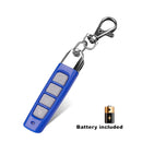 Kebidu 433MHZ Copy Remote Control Auto 4 Channe Code Garage Gate Door Opener Remote Control Duplicator Cloning Code Car Key