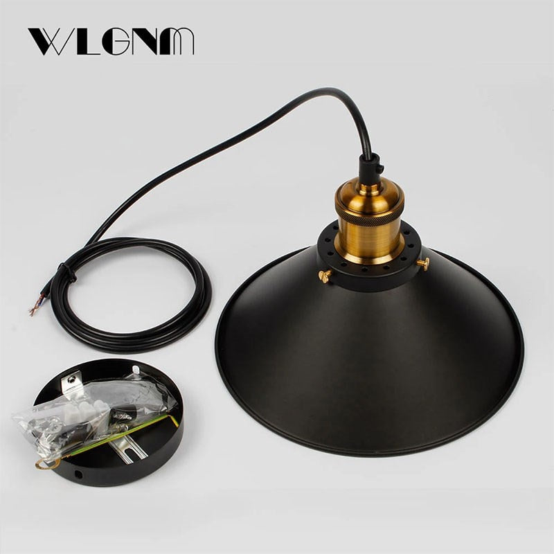 Pendant Light Lamp Lighting Hanging Lamps for Ceiling Retro Industrial Home Decor Lights Fixture