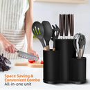 Knife Holder Multi-purpose Utensils Kitchen Cutlery Storage Cylinder Storage Box Storage Rack Shelf For Knives