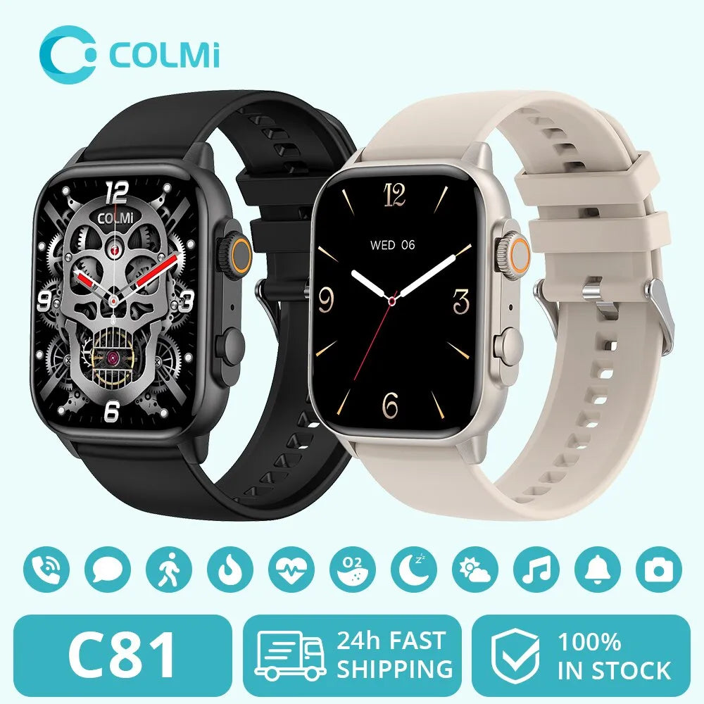 COLMI C81 2.0 Inch AMOLED Smartwatch Support AOD 100 Sports Modes IP68