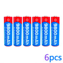 100% Original  AA rechargeable 1.5V 9800mAh 1.5V for led light toy Camera Microphone battery