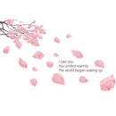 Pink Tree Leaves Wall Stickers Decor DIY Ballet Girl Flamingo Wall Decals for Kids Bedroom Baby Rooms Nursery Home Decoration