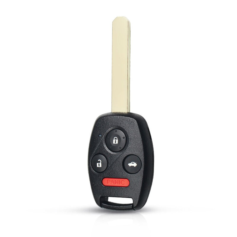 KEYYOU 2/3/3/4 Button Uncut Blade Remote Car Key Shell For Honda Fit Accord Civic CRV Pilot Insight Jazz HRV Fob Case Cover
