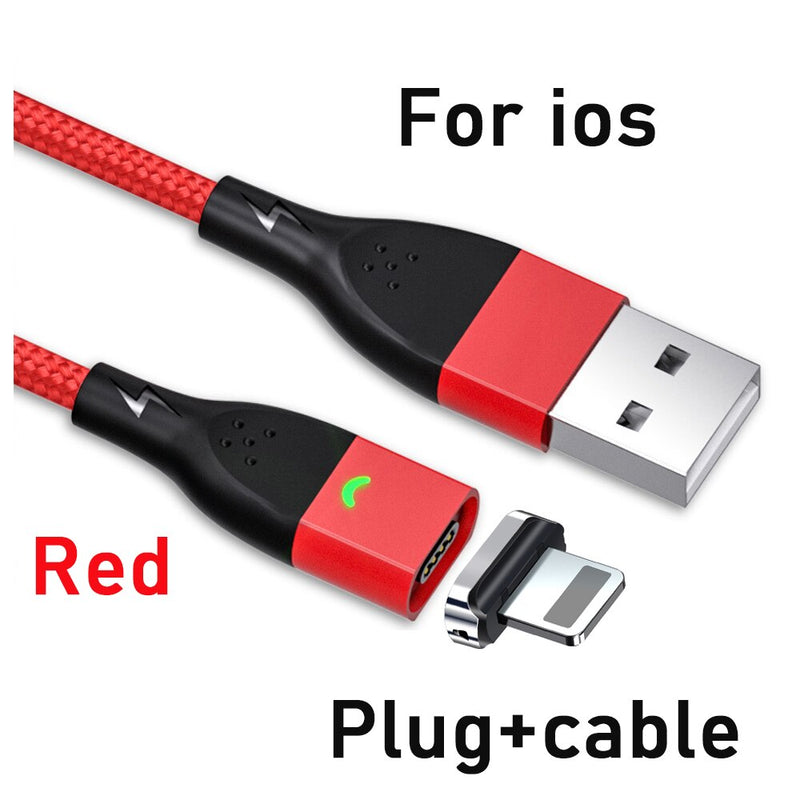 1m Magnetic Charging Cable USB Type C Magnetic Phone Charger Cable For Iphone 12 2m Magnet Cable Micro USB Android Charge Cord
