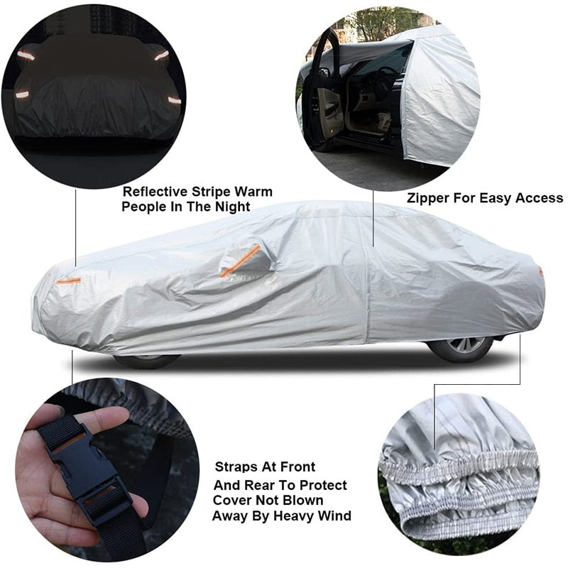 For Peugeot 208 Full Car Covers Outdoor Sun uv protection Dust