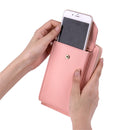 Women Shoulder Strap Purses Solid Color Leather Bag Short Travel Mobile Phone Bag Card Holders Storage Wallet Flap Pocket