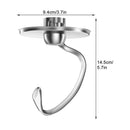 Dough Hook Replacement Wear Resistant 304 Stainless Steel No Coating Replacement Dough Gadgets Sturdy Kitchen Accessories Non