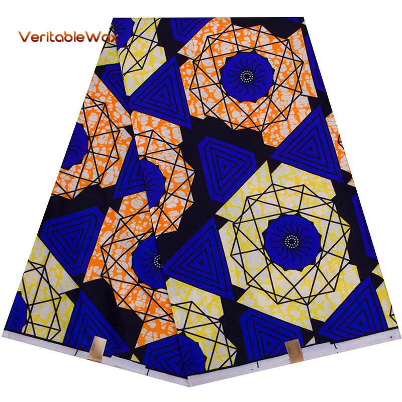 Ankara African prints patchwork textile fabric 100% polyester real wax sewing dress DIY craft tissu breathable pagne A-16