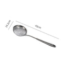 Stainless Steel Large Colander Fine Holes Skimmer Long Handle French Fries Strainer Home Gadget Kitchen Utensils Cooking Tools