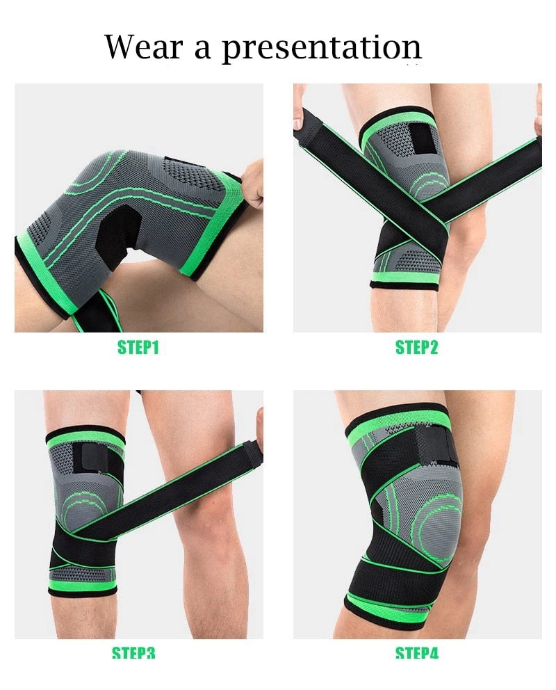  Knee Brace, 3D Knee Compression Sleeve, Knee Pads, BCDshop Knee  Support Protector for Arthritis, Running, Biking, Sports, Joint Pain Relief  (XL, Green) : Health & Household
