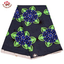 BintaRealWax African Wax Prints Fabric Polyester Ankara Bazin High Quality 6 Yards 3 Yards African Fabric for Party Dress FP6079