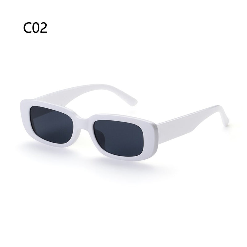 Y2K Square Sunglasses Fashion Colorful Frame Sun Glasses Women Men Retro Street Shooting Shades UV400 Eyeglasses