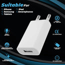 5V 1A USB Travel Wall Charger European EU Plug USB Chargeur Rapid Universal Portable Power Adapter For Table Smart Phone 8 7 XS