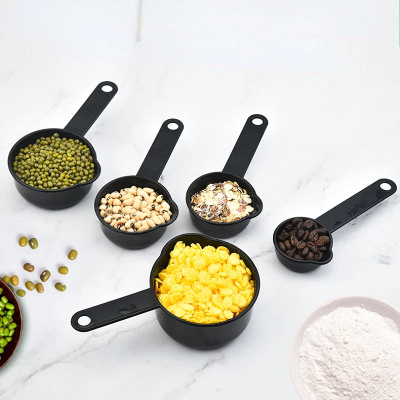 6-Piece Set With Scale Colorful Measuring Spoons Flour 5-Piece Measuring Cup Seasoning spoon kitchen Baking Tools Accessories