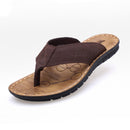 Men Slippers Genuine Leather Slippers Mens Flip Flop Sandals Men Shoes Male Flip Flops A673