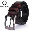 Men high quality genuine leather belt luxury designer belts men cowskin fashion Strap male Jeans for man cowboy free shipping