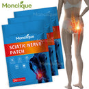 24/48PCS Sciatic Nerve Massage Patch Piriformis Hip Bandage Soothe Meridians Relax Muscle Promotes Blood Circulation Massage Mat