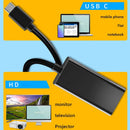 USB C To HDMI-Compatible Adapter Cable Type C 4K USB 3.1 HDTV Converter Cable For Projector PC MacBook Pro Laptop Tablet HUAWEI