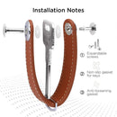 Fashion Leather Car Key Pouch Storage Case key holder for keys Wallet Ring Collector Housekeeper EDC Pocket Key Organizer Smart