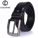 Men high quality genuine leather belt luxury designer belts men cowskin fashion Strap male Jeans for man cowboy free shipping
