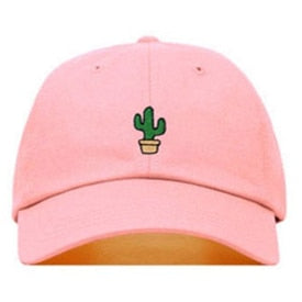 Cactus Embroidery Baseball Cap Fashion Couple Hat Summer Breathable Sports Caps Outdoor Dad Hats Sun Hat Gorra Beisbol