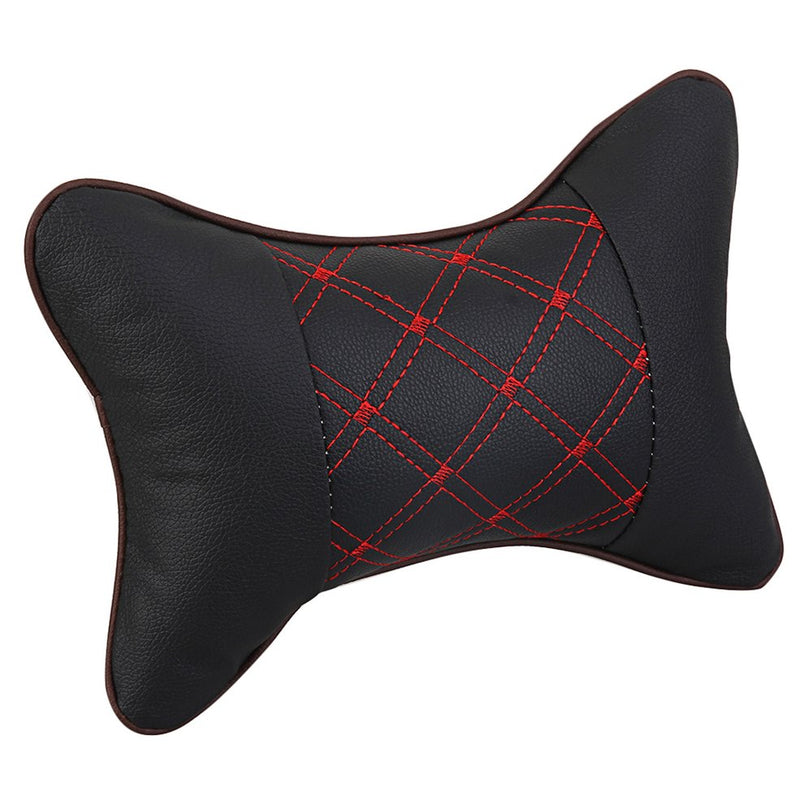 PU &amp; Cloth Excellent Durability Auto Safety Car Headrest Breathe Seat Head Neck Rest Pillow Universal Fit For All Vehicles