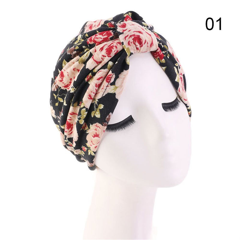 Women Shine Silver Gold Knot Twist Turban Headbands Cap Autumn Winter Warm Headwear Casual Streetwear Female Muslim Indian Hats