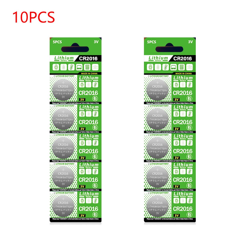 Button Cell Lithium Battery #2016, 4/Pk