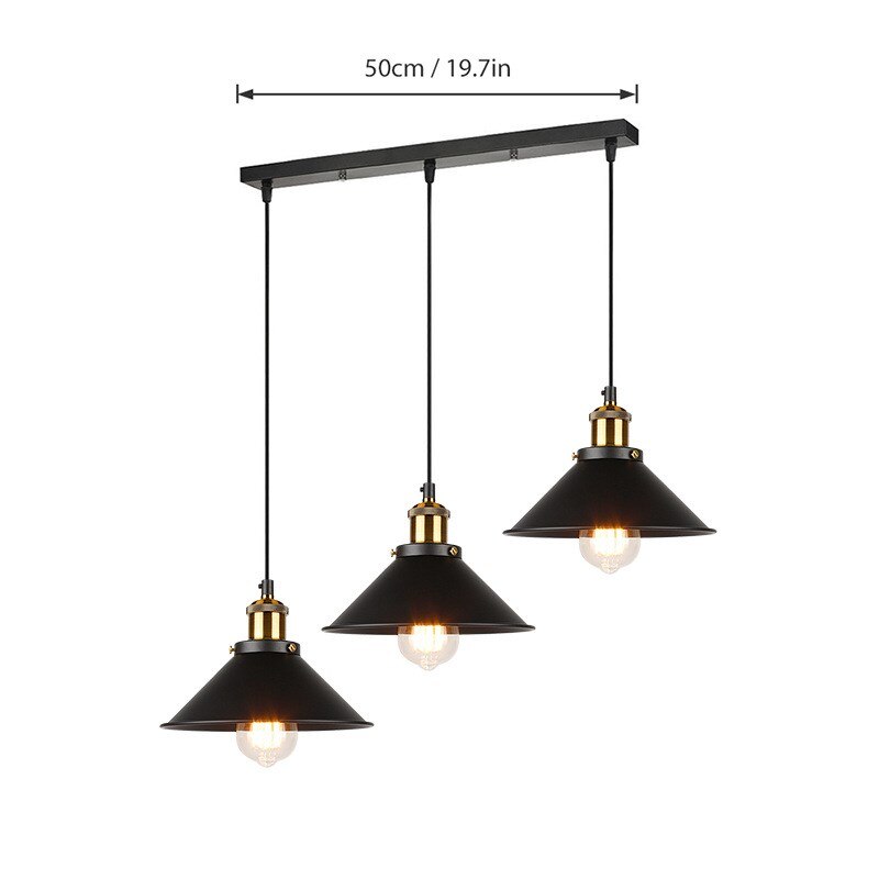 Pendant Light Lamp Lighting Hanging Lamps for Ceiling Retro Industrial Home Decor Lights Fixture