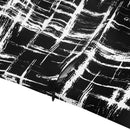 Nice-forever Print Floral Patchwork Button Casual Dress Business Three Quarter Zip Back Bodycon Office Dress b288