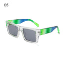 Y2K Square Sunglasses Fashion Colorful Frame Sun Glasses Women Men Retro Street Shooting Shades UV400 Eyeglasses