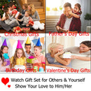 Personality Men Watch Bracelets Gift Set Luxury Leather Quartz Date Watches with Box for Boyfriend Gifts Idea for Father&