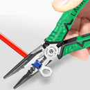 LAOA Multifunction Pliers Set CR-V Fishing Pliers European Eccentric Labor-saving Needle Nose Pliers Diagonal Nippers Wire Cut