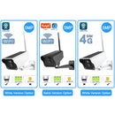 EVKVO 5MP 4G Solar Outdoor Camera PIR Motion Detection Alarm WIFI Battery Security CCTV Surveillance IP Camera Tuya / V380