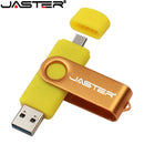 JASTER USB 2.0 OTG USB flash drive Smart Phone Tablet PC 4GB 8GB 16GB 32GB 64GB флешка Pendrives OTG Real Capacity Usb stick