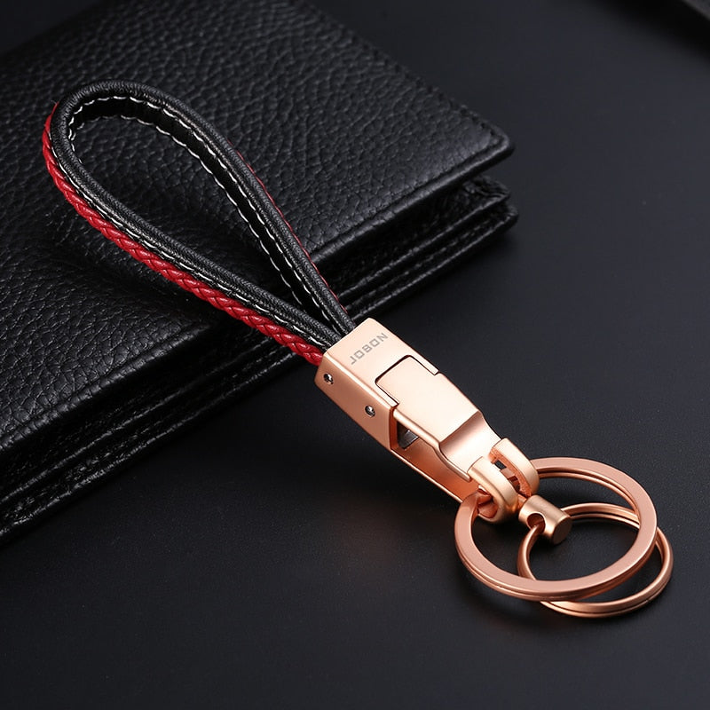 High Quality Designer Leather Wristlet Keychain & Ring Holder For