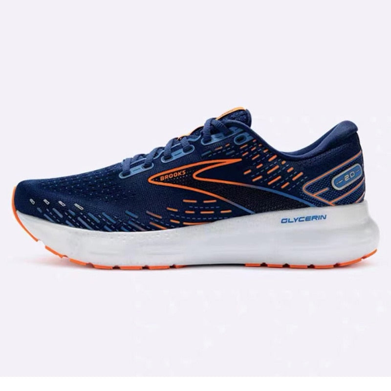 BROOKS Sneakers Men Glycerin 20 Running Shoes Non-slip Cushioning Professional Outdoor Leisure Sports Shoes Men Tennis Sneakers