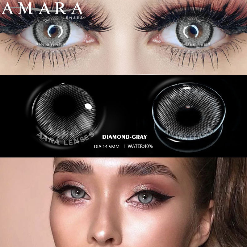 AMARA 1Pair Color Contact Lenses for Eyes OMG Series Soft Contact Lens Beauty Contact Lenses Eye Cosmetic Color Lens Eyes