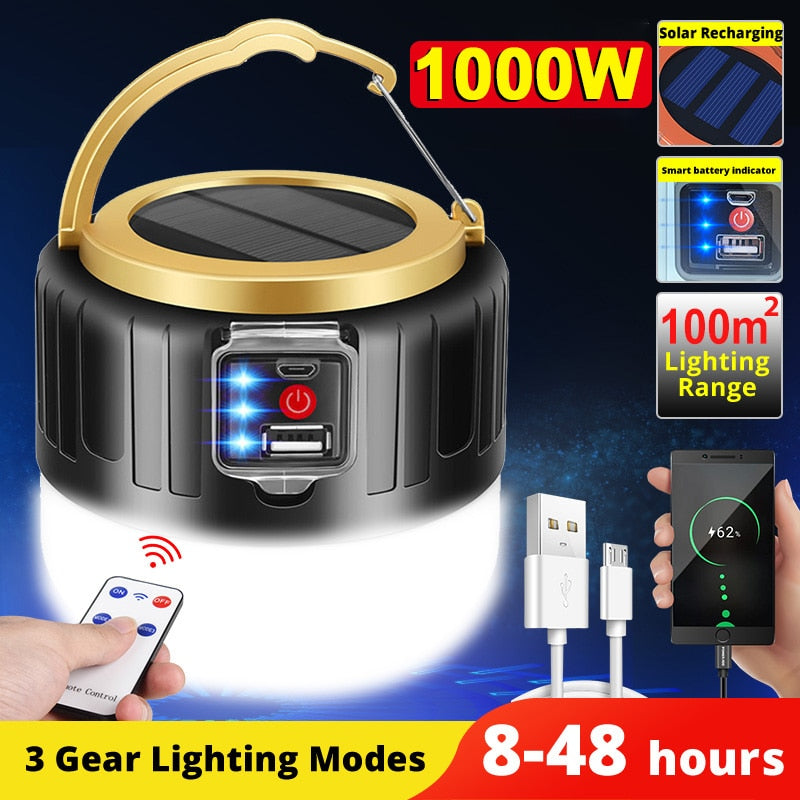 Factory Portable Lanterns Emergency Lights LED Camping Light USB  Rechargeable for Outdoor Tent Lamp for BBQ Hiking - China LED Camp Lights, Camping  Lights Rechargeable