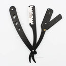 ZqZq Straight Edge Razor with 10 Shaving Blades Haircut Beard Eyebrow Shaving Tool Manual Depilation Razor Hairdresser Trimming