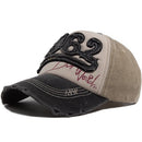 Fashion Vintage Washed Cotton Baseball Cap Digit 1962 Embroidery Snapback Hat Visor Hip Hop Caps