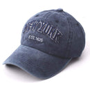 100% Cotton Adult Baseball Cap Washed Dad Hats for Men 3D Embroidery Grey Orange Brown Navy Khaki Size 58cm