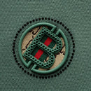 Men's Fashion Short sleeved Summer Polo Shirt High end Design Exquisite Ice Silk Embroidered Breathable T-shirt
