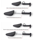 1 Pair Plastic Shoe Tree Shaper Shapes Stretcher Adjustable For Women Men Unisex Black